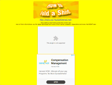 Tablet Screenshot of howtofoldashirt.net